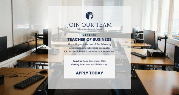 Vacancy for Teacher of Business Studies