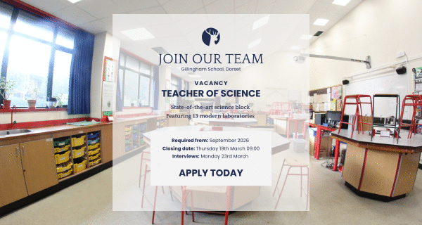 Vacancy for Teacher of Science